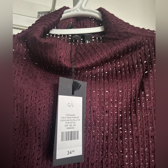 Dynamite burgundy top size L - Picture 3 of 3